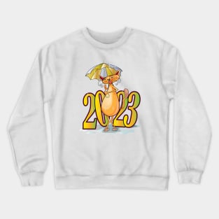 Happy New Year Cats 2023 Crewneck Sweatshirt